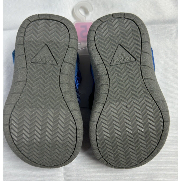 OshKosh Everplay Flexible Outsole Bump Toe Sandal Blue Toddler Size 5 - Picture 4 of 6